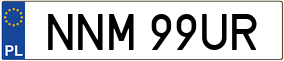 Truck License Plate